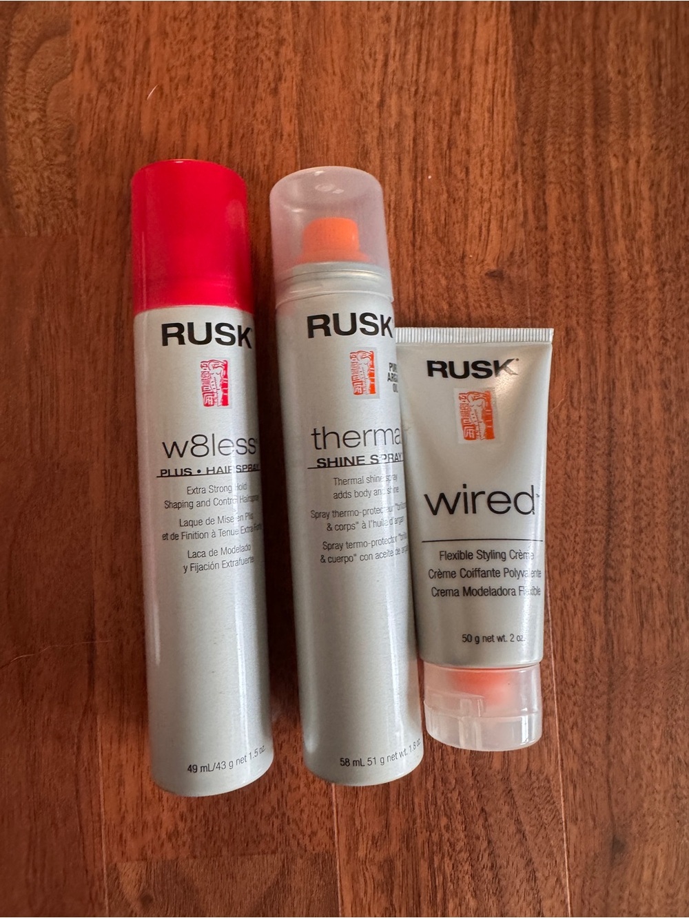 RUSK Hair Styling Trio Bundle